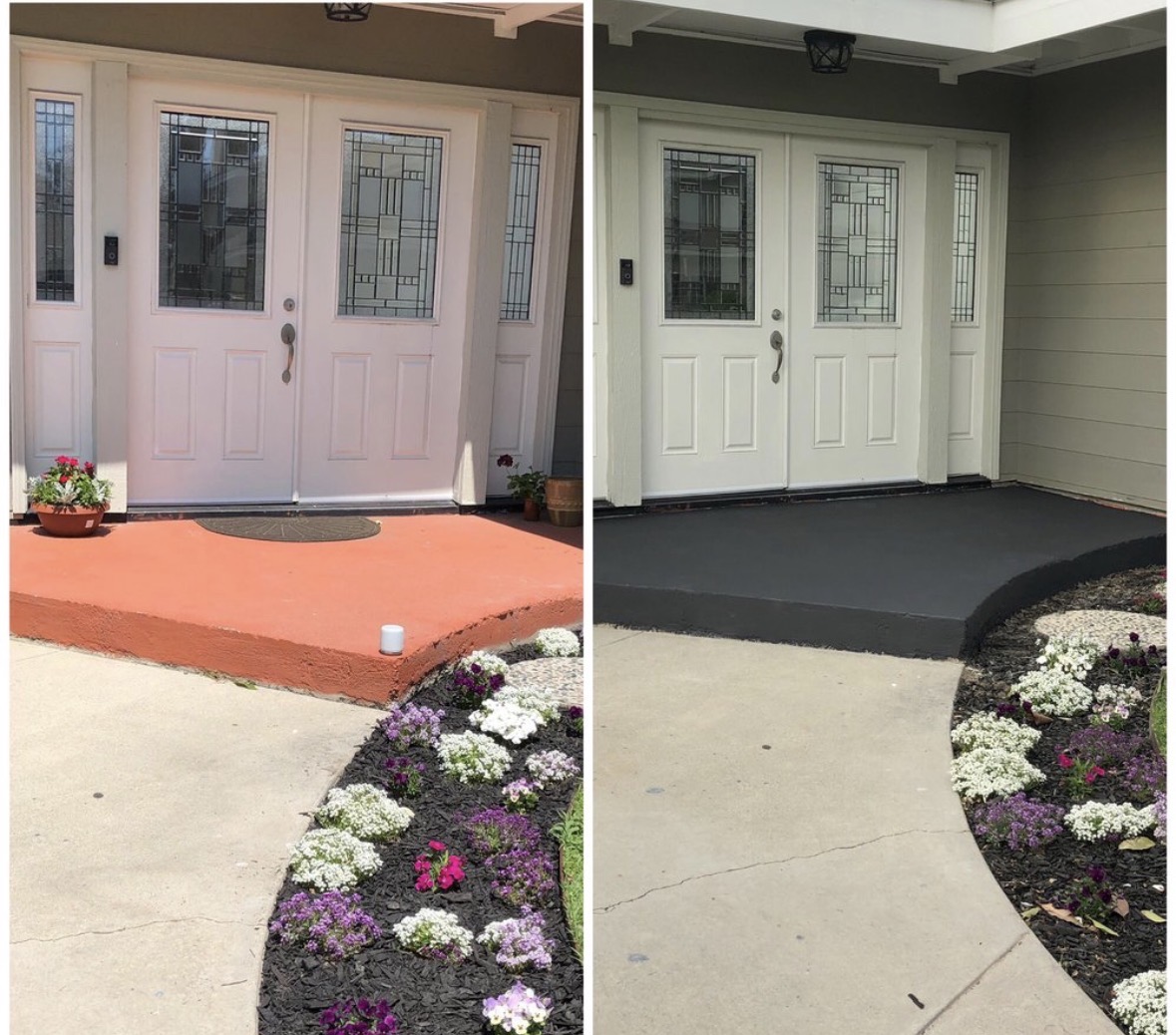 Concrete resurfacing project