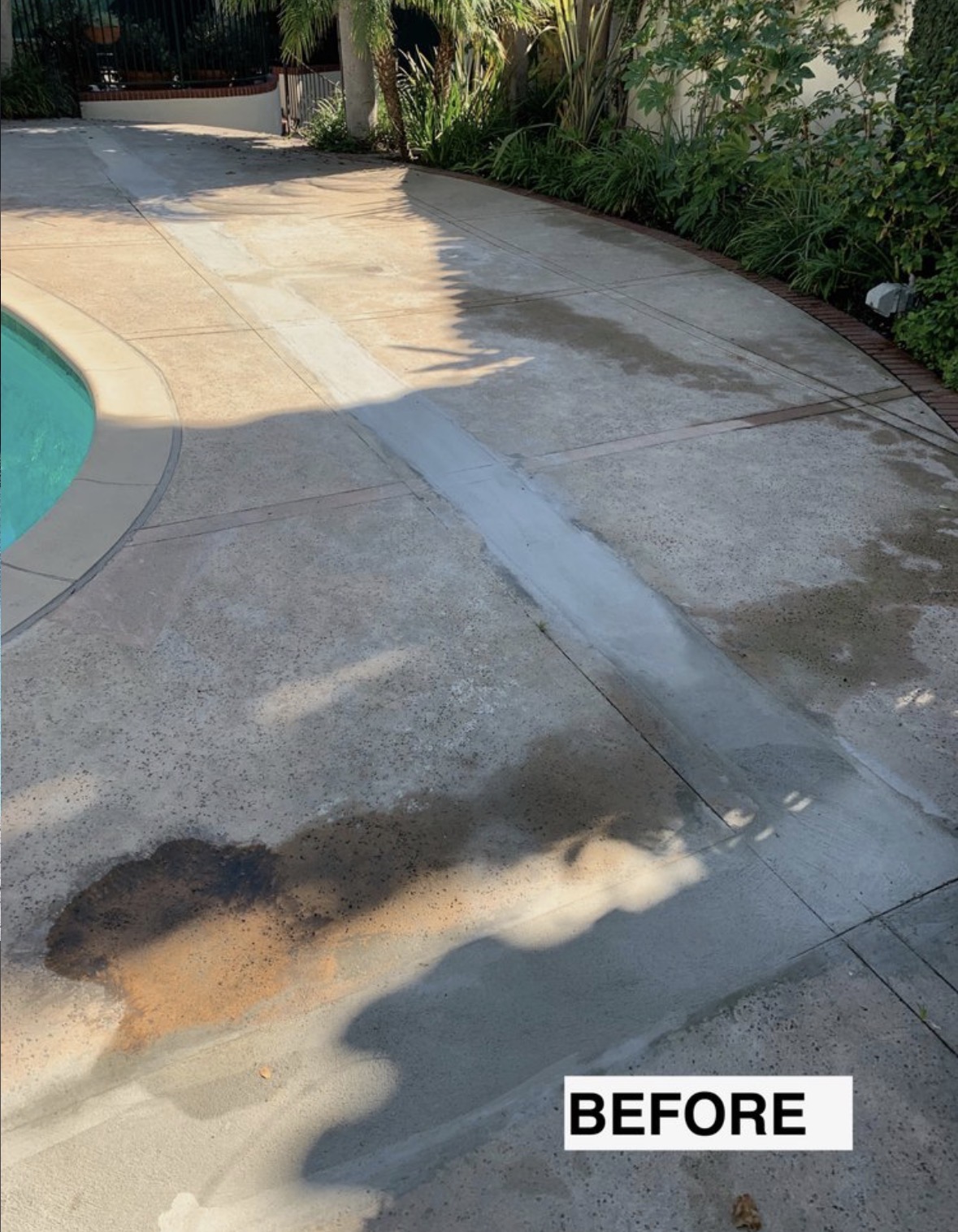 Concrete resurfacing project