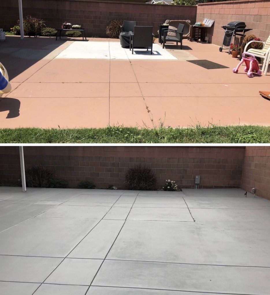 Concrete resurfacing project