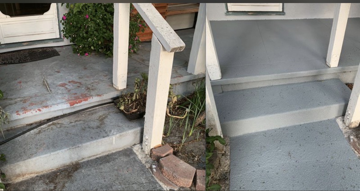 Concrete resurfacing project