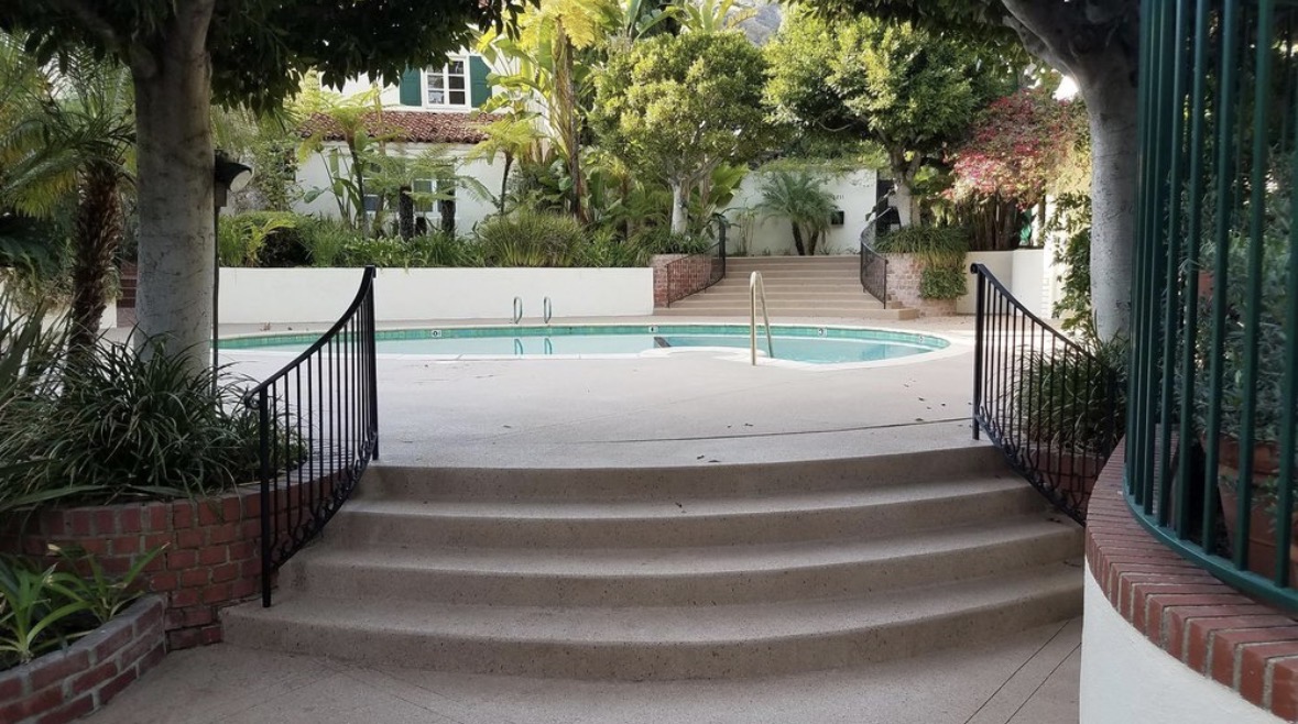Concrete resurfacing project