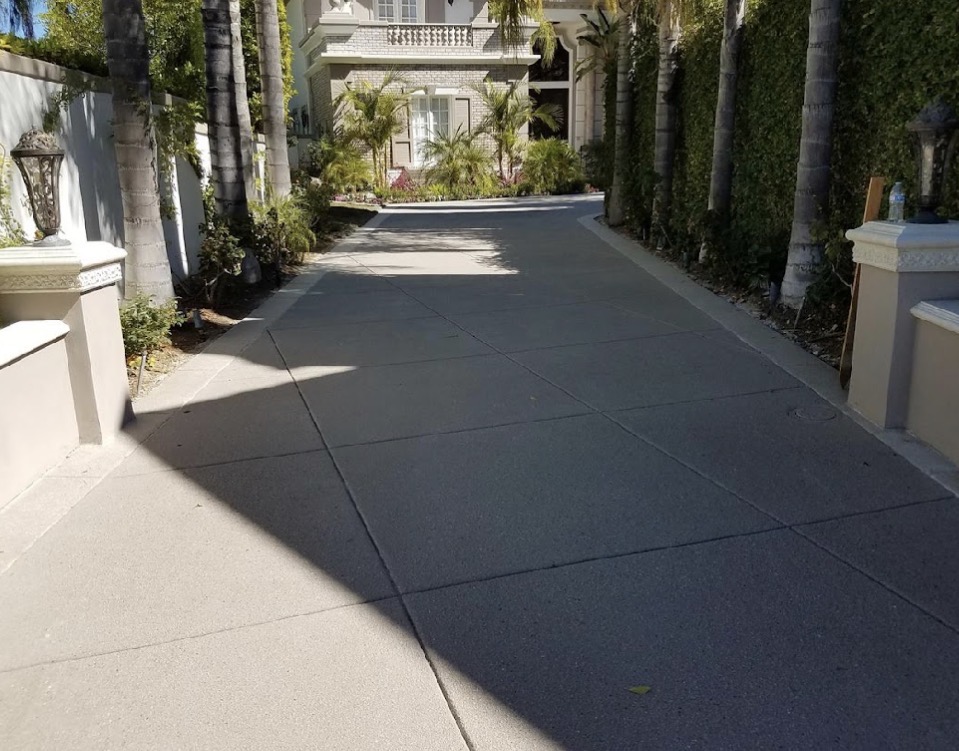 Concrete resurfacing project