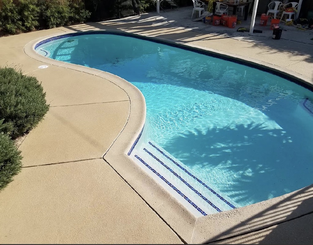 Concrete resurfacing project