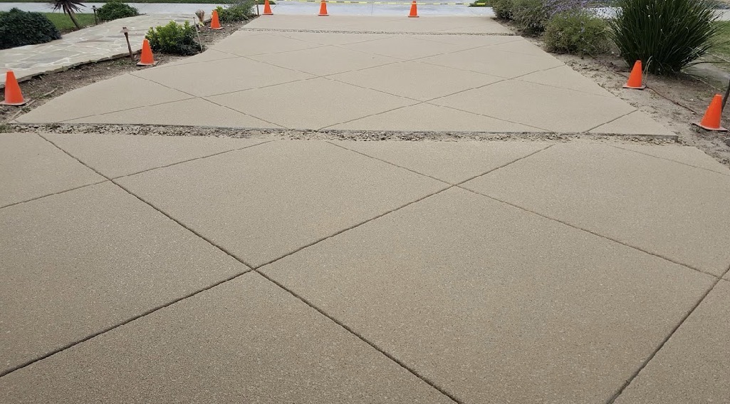 Concrete resurfacing project