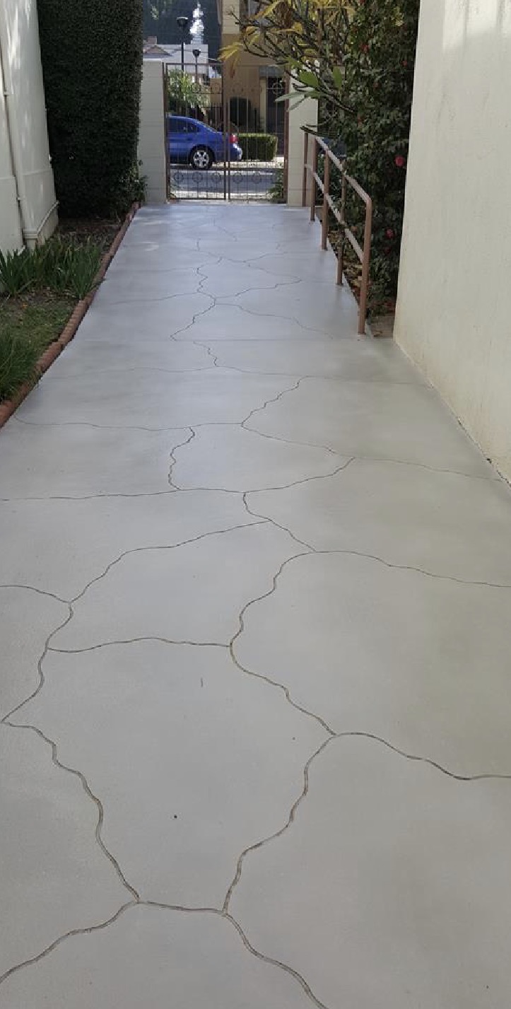 Concrete resurfacing project