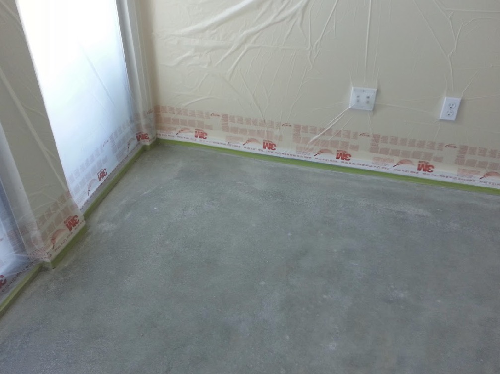Concrete resurfacing project
