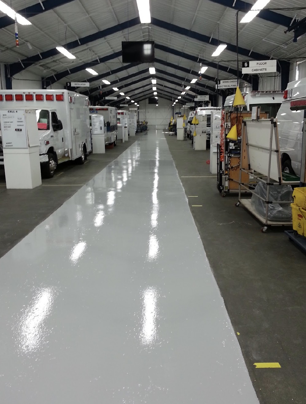 Concrete resurfacing project