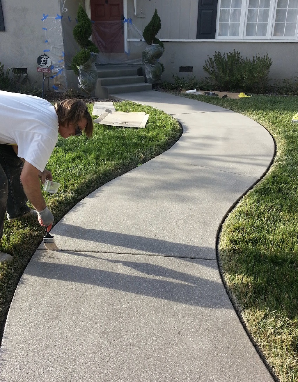 Concrete resurfacing project