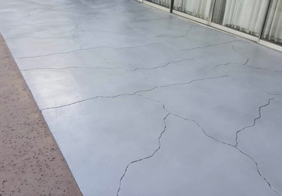 Concrete resurfacing project
