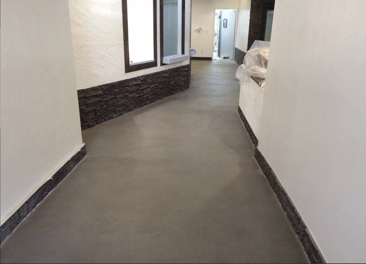 Concrete resurfacing project